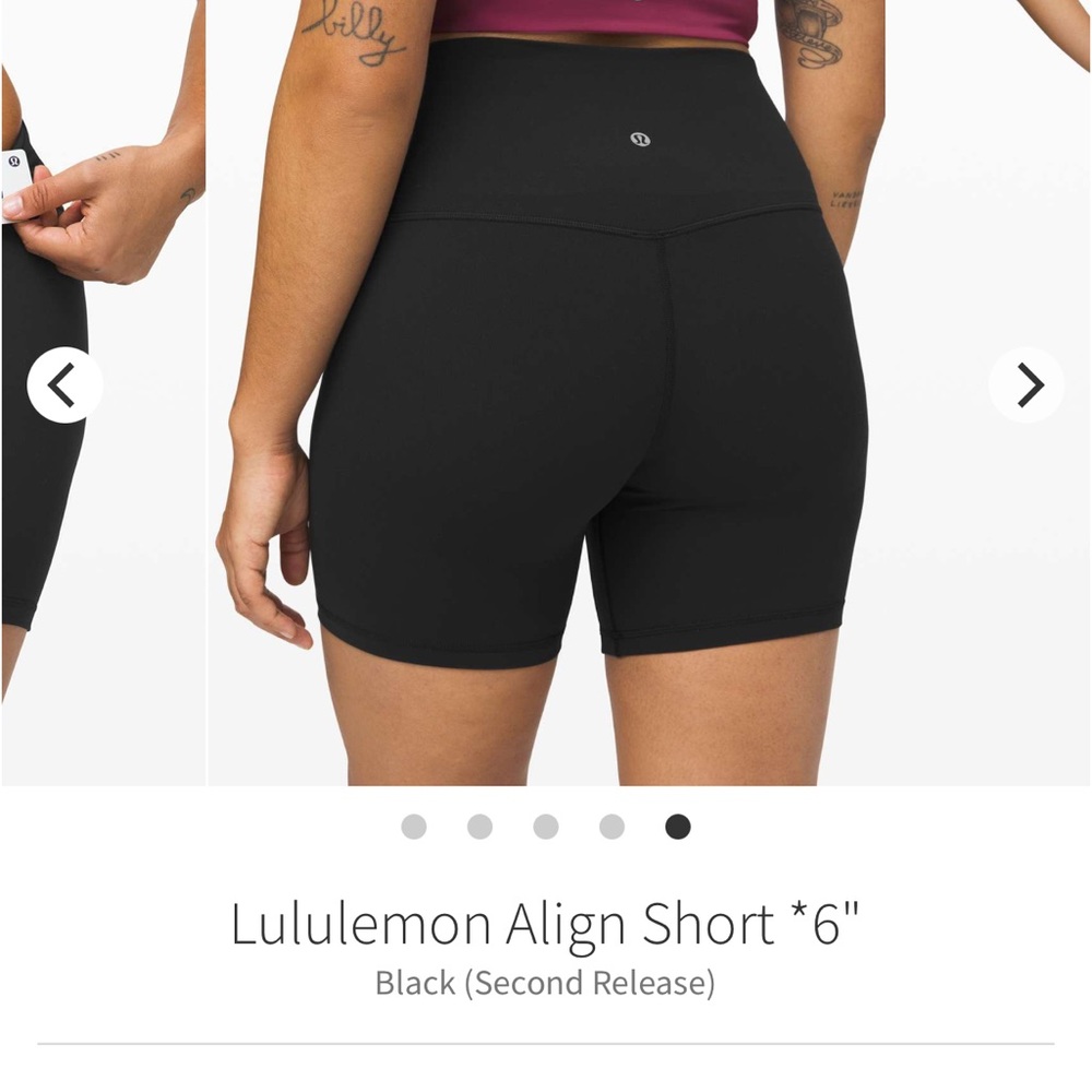 Lululemon Athletica Align Bike Shorts
